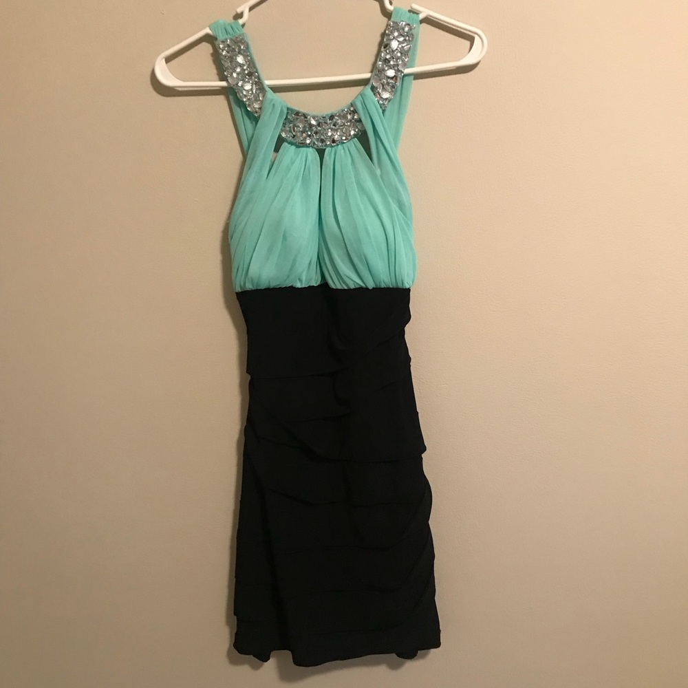 Super cute mint green semi formal dress